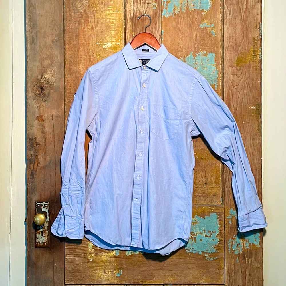 J.Crew blue button down
